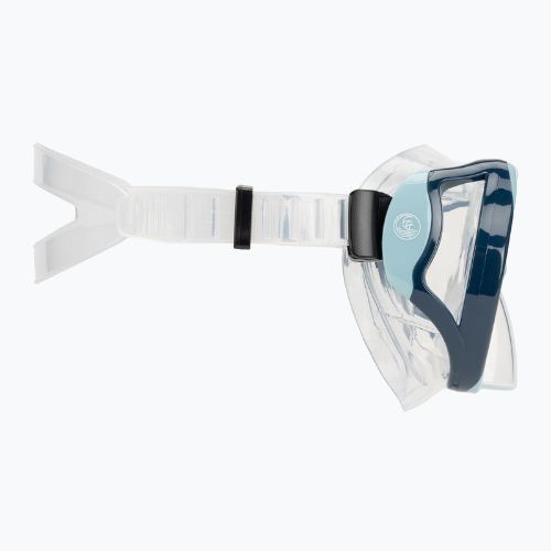 Set de snorkeling AQUASTIC Shoal mască + tub albastru