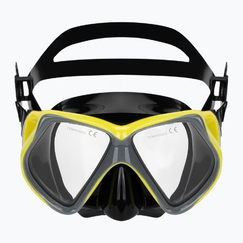 Set de snorkeling AQUASTIC Shoal mască + tub gri