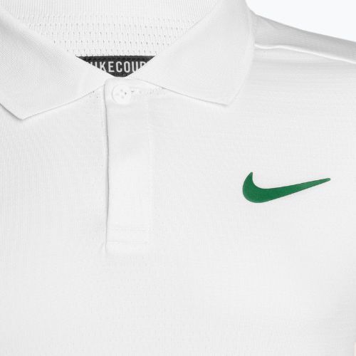 Tricou polo de tenis pentru bărbați Nike Court Dri-Fit Advantage Polo white/malchite