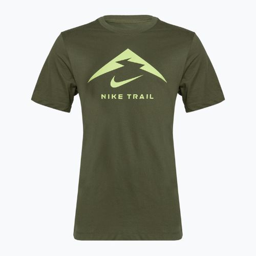 Tricou de alergare pentru bărbați Nike Dri-Fit UV medium olive