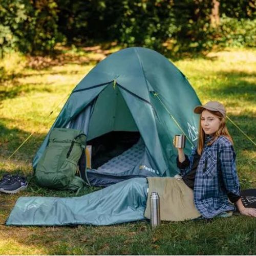 Sac de dormit KADVA Karvilo verde
