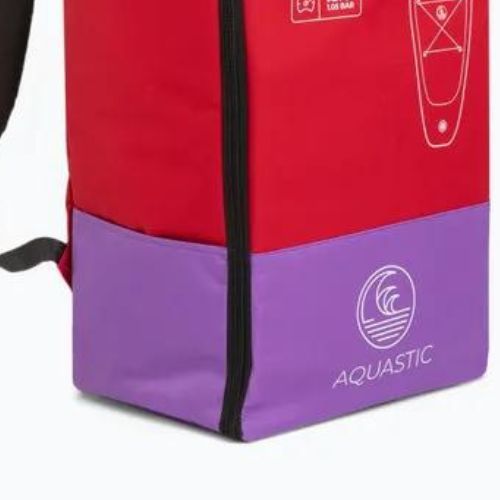 Rucsac pentru placă SUP AQUASTIC Touring 12'6" roșu