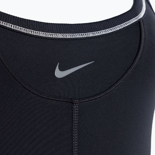 Combinezon pentru femei Nike One Dri-FIT Short black/light orewood brown/cool grey