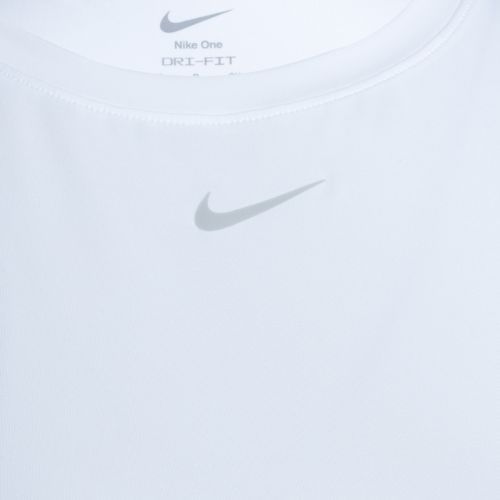 Tank top de antrenament pentru femei Nike One Classic Dri-Fit white/black