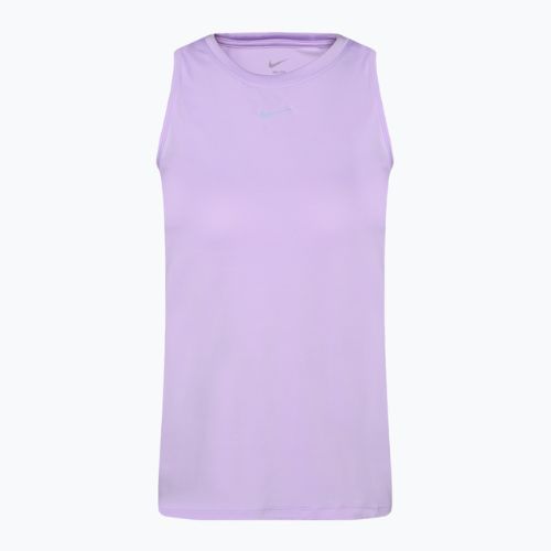 Tank top de antrenament pentru femei Nike One Classic Dri-Fit lilac bloom/black