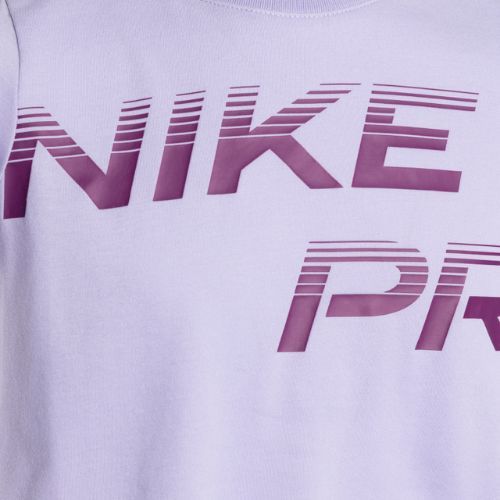 Tricou pentru copii  Nike Pro Dri-Fit Cropped hydrangeas