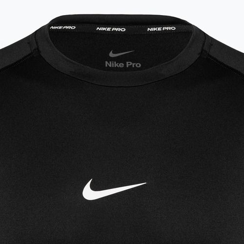 Tricou de antrenament pentru bărbați Nike Pro Dri-Fit Tight SS Fitness black/white