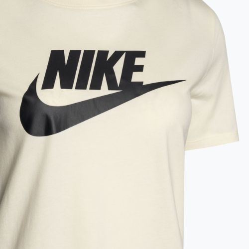 Tricou pentru femei Nike Sportswear Club Essentials Logo coconut milk/black