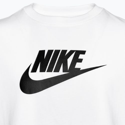 Tricou pentru copii Nike Sportswear Futura white/black