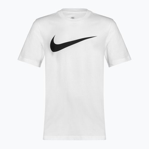 Tricou pentru bărbați Nike Sportswear Swoosh white/black