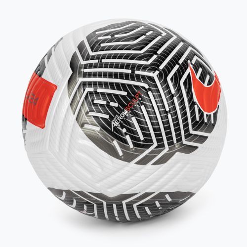 Minge de fotbal Nike Flight white/black/bright crimson mărimea 5