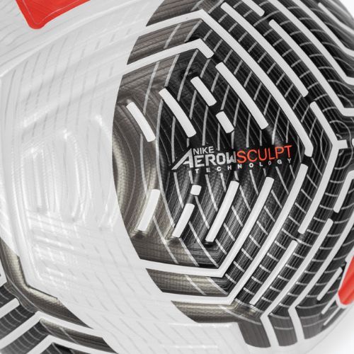 Minge de fotbal Nike Flight white/black/bright crimson mărimea 5