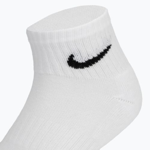 Șosete Nike Everyday Cushioned Ankle 3 perechi white/black