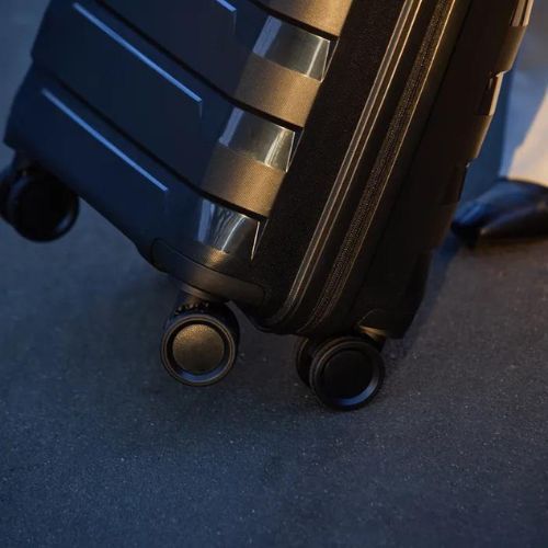 Valiză de călătorie medie KADVA Cayes 75 l neagră