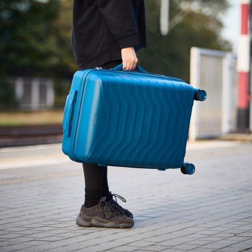Valiză de călătorie medie KADVA Sancho 72 l albastră