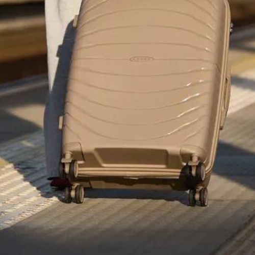 Valiză de călătorie medie KADVA Brava 78 l bej