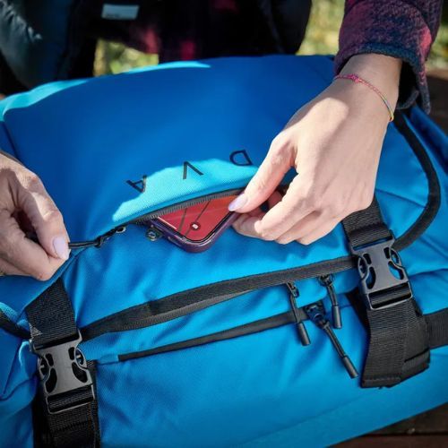 Geantă de voiaj de cabină KADVA Lazio 44 l albastră