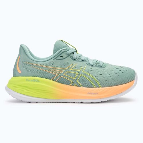 Încălțăminte de alergare pentru femei ASICS Gel-Cumulus 26 Paris light celadon/safety yellow