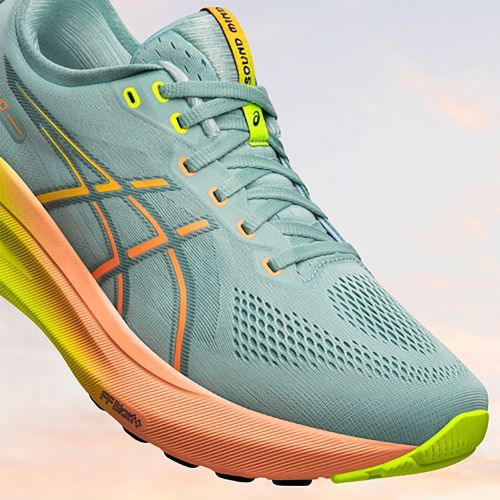 Încălțăminte de alergare pentru femei ASICS Gel-Kayano 31 Paris light celadon/safety yellow