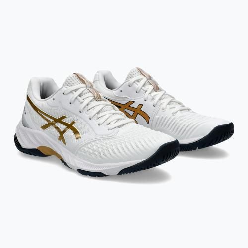 Încălțăminte pentru femei ASICS Netburner Ballistic FF 3 white/pure gold