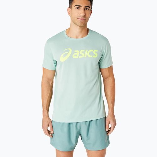 Tricou de alergare pentru bărbați ASICS Core Top light celadon/safety yellow
