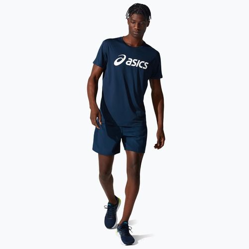 Tricou de alergare pentru bărbați ASICS Core Top french blue/brilliant white