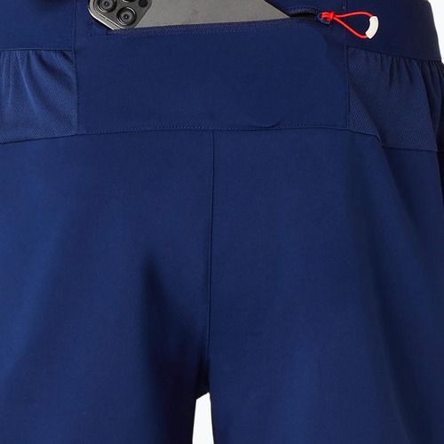 Pantaloni scurți de alergare pentru bărbați ASICS Road 2-N-1 5IN blue expense / birch