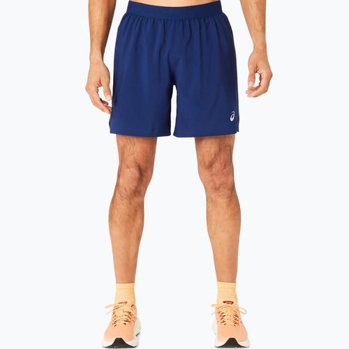 Pantaloni scurți de alergare pentru bărbați ASICS Road 2-N-1 7IN blue expanse / midnight