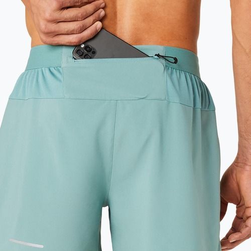 Pantaloni scurți de alergare pentru bărbați ASICS Road 5IN celadon