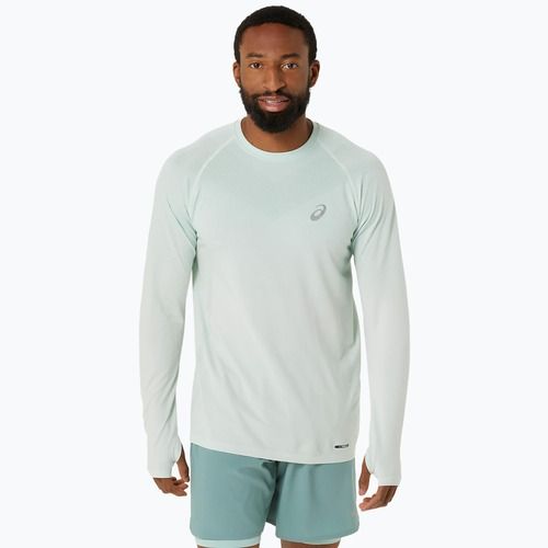 Longsleeve de alergare pentru bărbați ASICS Seamless light celadon/birch