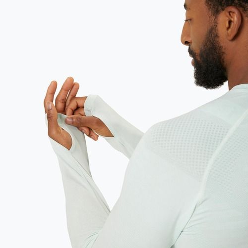 Longsleeve de alergare pentru bărbați ASICS Seamless light celadon/birch