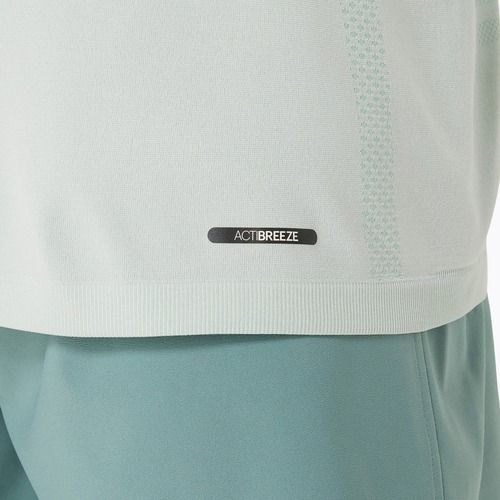 Longsleeve de alergare pentru bărbați ASICS Seamless light celadon/birch