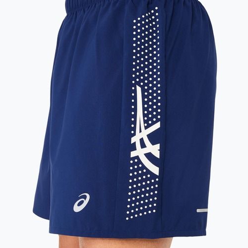 Pantaloni scurți de alergare pentru bărbați ASICS Icon performance blue expanse / birch