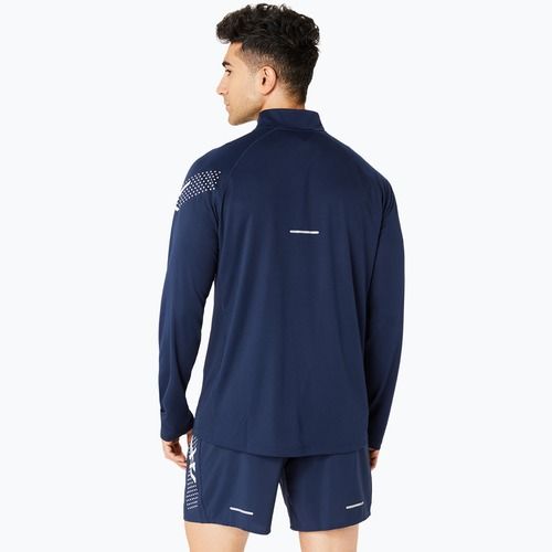 Longsleeve de alergare pentru bărbați  ASICS Icon 1/2 Zip performance blue expanse