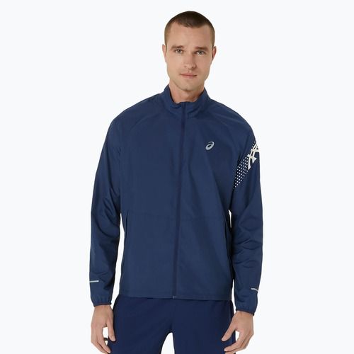 Jachetă de alergare pentru bărbați ASICS Icon blue expanse / birch