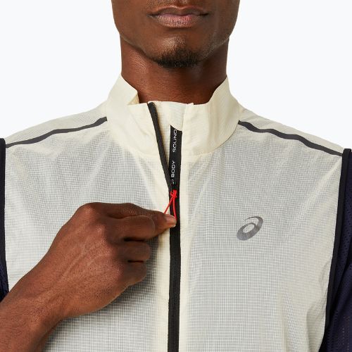 Vestă de alergare pentru bărbați ASICS Metarun Packable Gilet birch