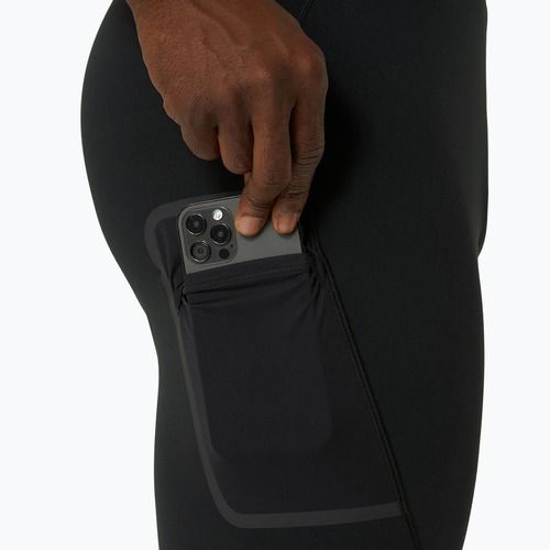 Colanți de alergare pentru bărbați ASICS Road Winter performance black