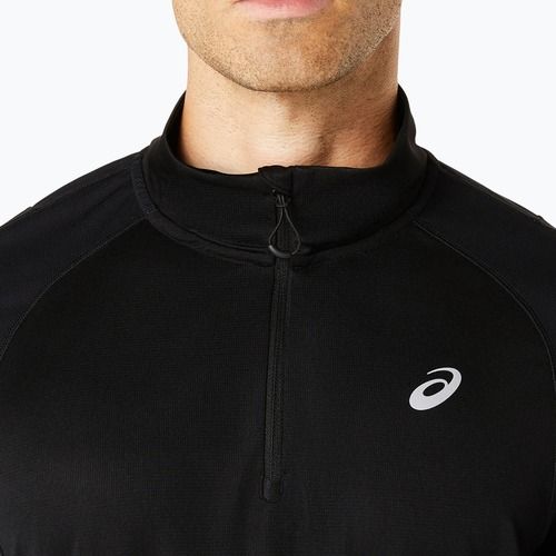 Longsleeve de alergare pentru bărbați ASICS Road Lite-Show 1/2 Zip performance black