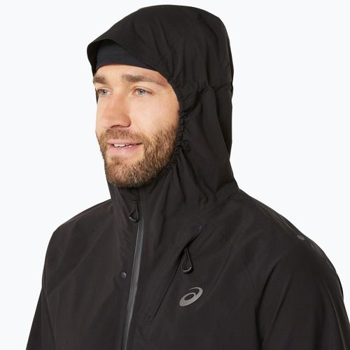Jachetă de alergare pentru bărbați ASICS Metarun Waterproof performance black