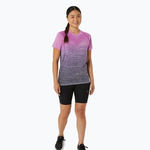 Tricou de alergare pentru femei ASICS Seamless bold magenta/blue expanse