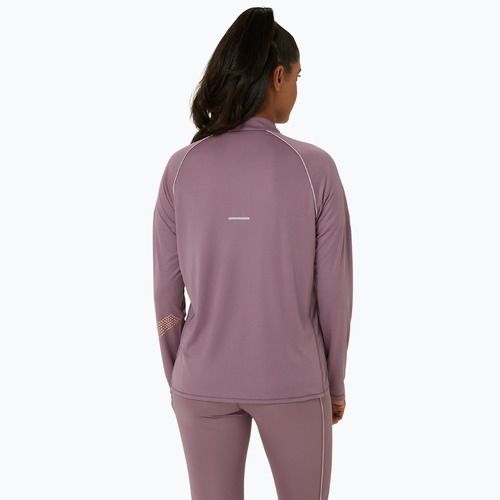 Longsleeve de alergare pentru femei ASICS Icon 1/2 Zip dusty mauve/watershed rose