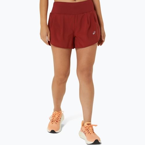 Pantaloni scurți de alergare pentru femei ASICS Road 3.5IN deep red