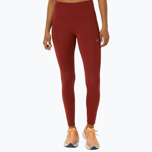 Colanți de alergare pentru femei ASICS Road High Waist deep red