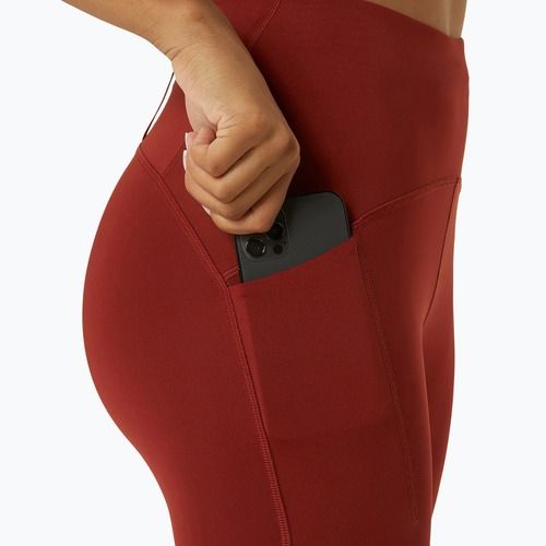 Colanți de alergare pentru femei ASICS Road High Waist deep red