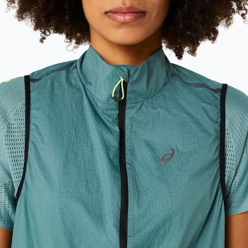Vestă de alergare pentru femei ASICS Metarun Packable Gilet celadon
