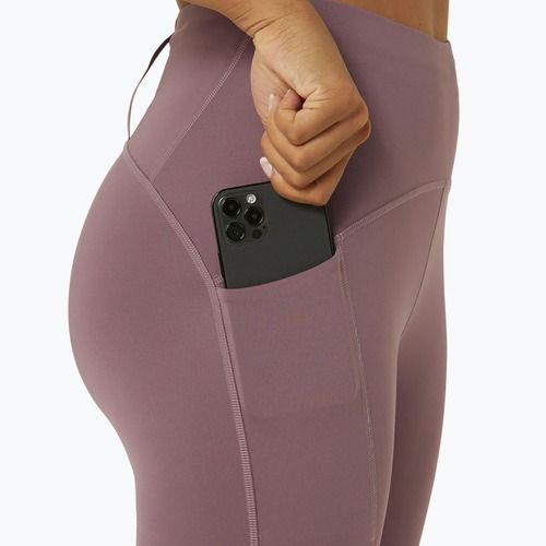 Colanți de alergare pentru femei ASICS High Waist Capri dusty mauve