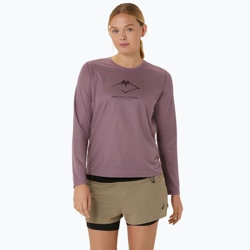 Longsleeve de alergare pentru femei ASICS Fujitrail Logo dusty mauve