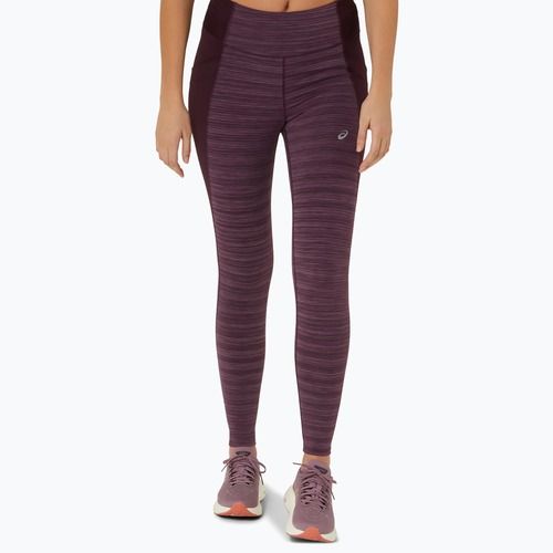 Colanți de alergare pentru femei ASICS Nagino Run dark aubergine heather