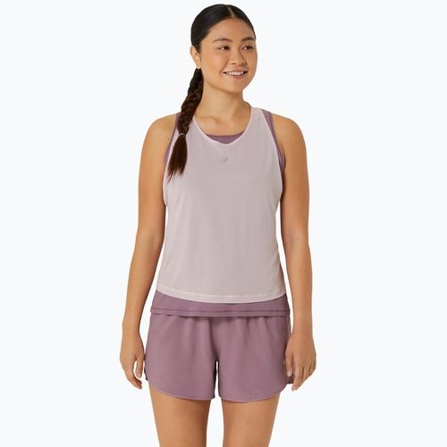 Tank top de alergare pentru femei ASICS Nagino Run Tank watershed rose/dusty mauve