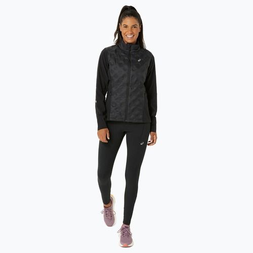 Jachetă de alergare pentru femei ASICS Road Winter performance black